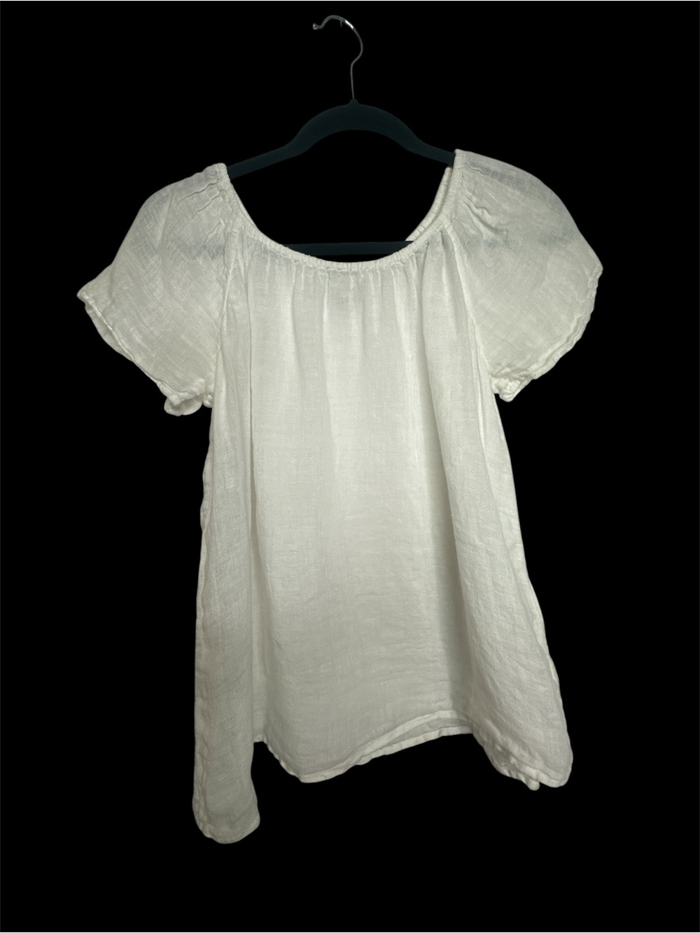 Joie Off-White Peasant Tunic Top